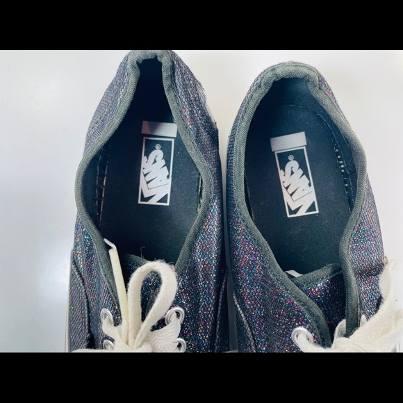 Vans Off The Wall Holographic Glitter Shimmer Sparkly Big Kids Shoe Size 3.5. - Picture 9 of 11